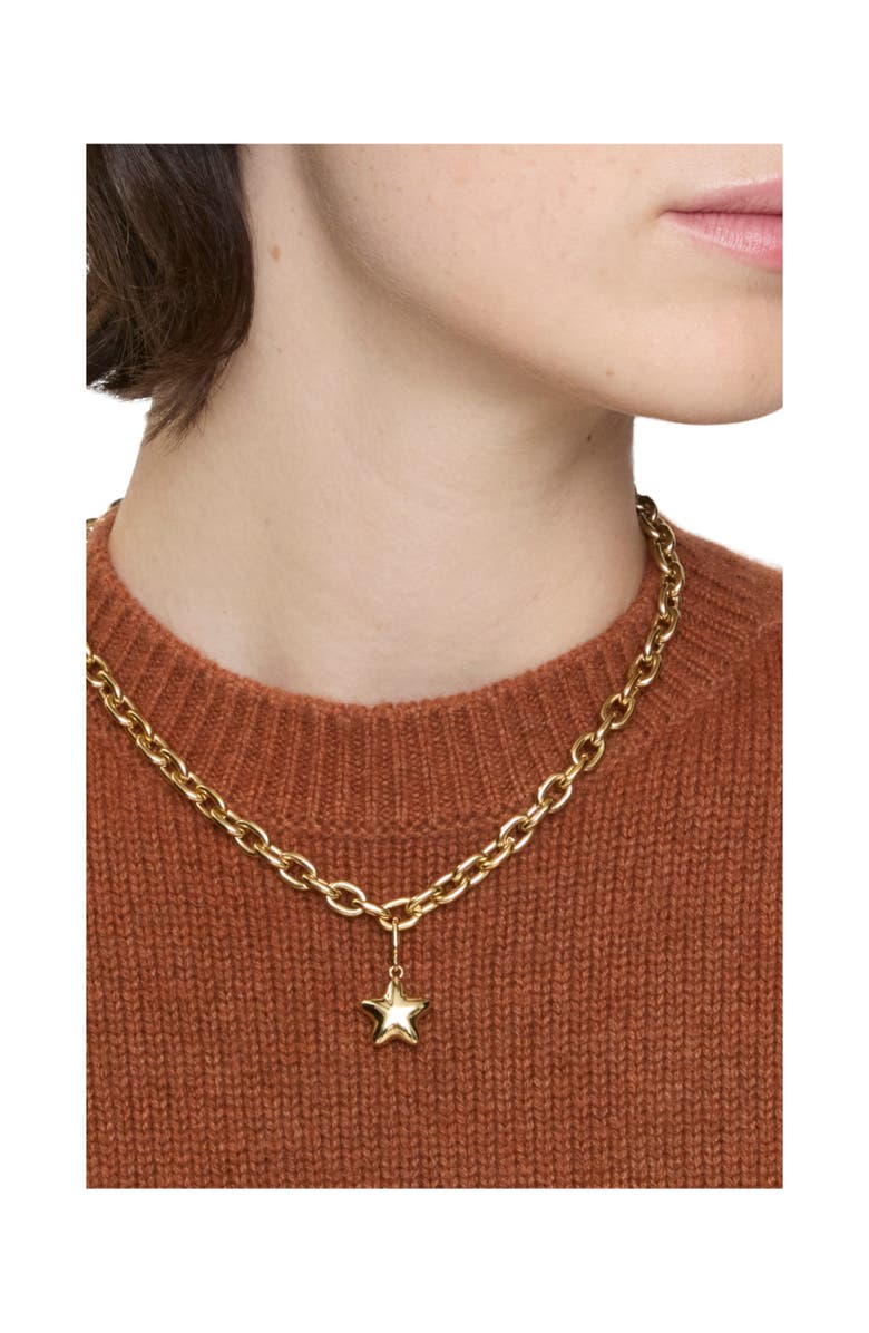 Burberry Star Charm, Alternate, color, Gold