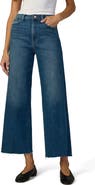 Joe's The Mia Raw Hem High Waist Ankle Wide Leg Jeans