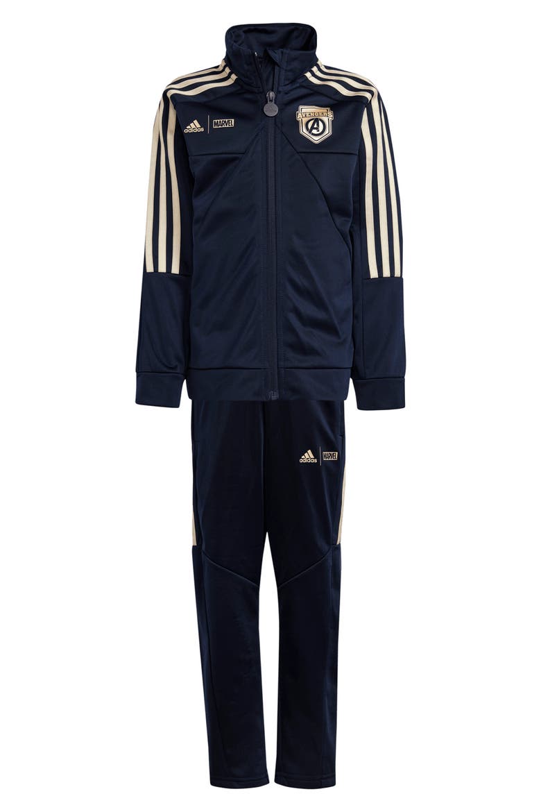 x Marvel's Avengers Kids' Tiro Suit Up Track Jacket & Pants Set, Main, color, INK/ WONDER GOLD METALLIC