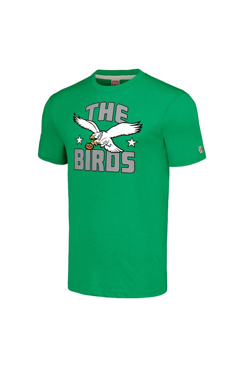 Men's Homage Kelly Green Philadelphia Eagles Hyper Local Tri-Blend T-Shirt, Alternate, color, Kelly Green