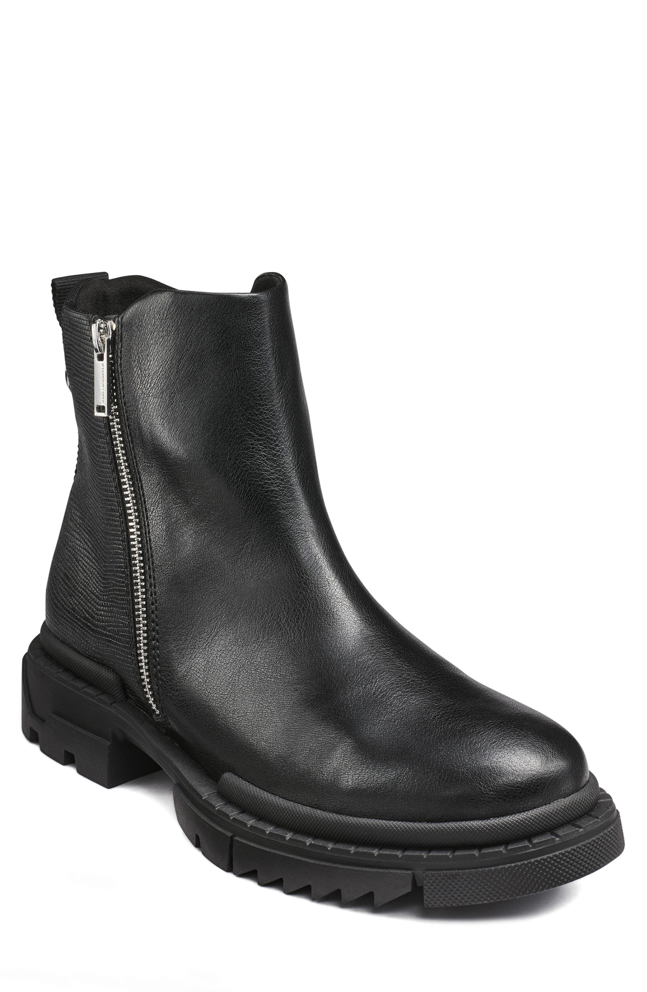 KARL LAGERFELD PARIS Double Zip Boot