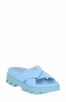 FERRAGAMO Lug Sole Slide Sandal