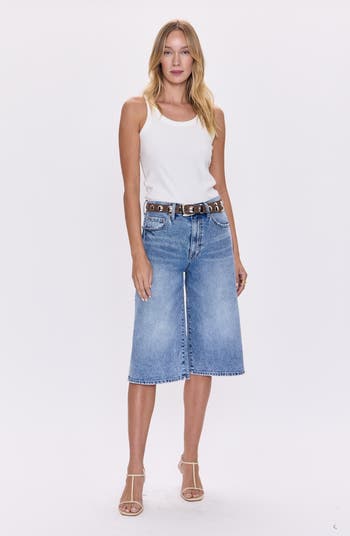 【HI FI FNK】Luna Bermuda Denim Ultimate Denim Slim Leg Shorts