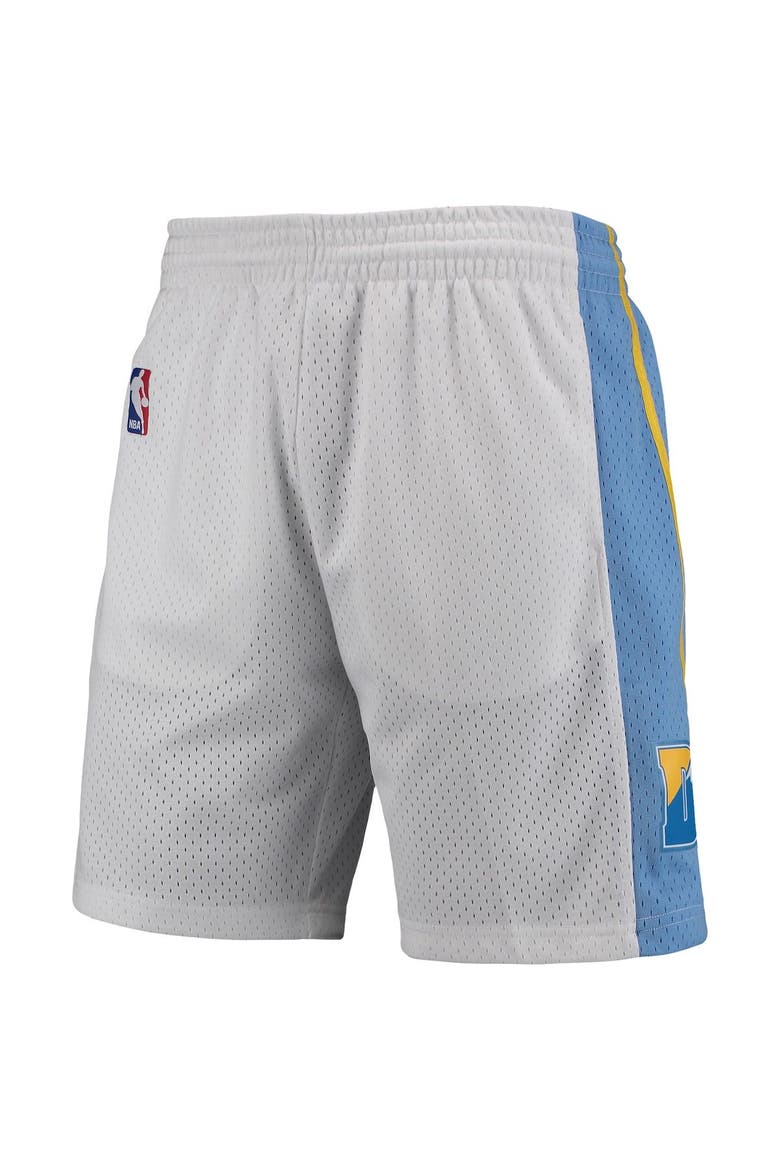 Men's Mitchell & Ness White Denver Nuggets 2006-07 Hardwood Classics Swingman Shorts, Alternate, color, White