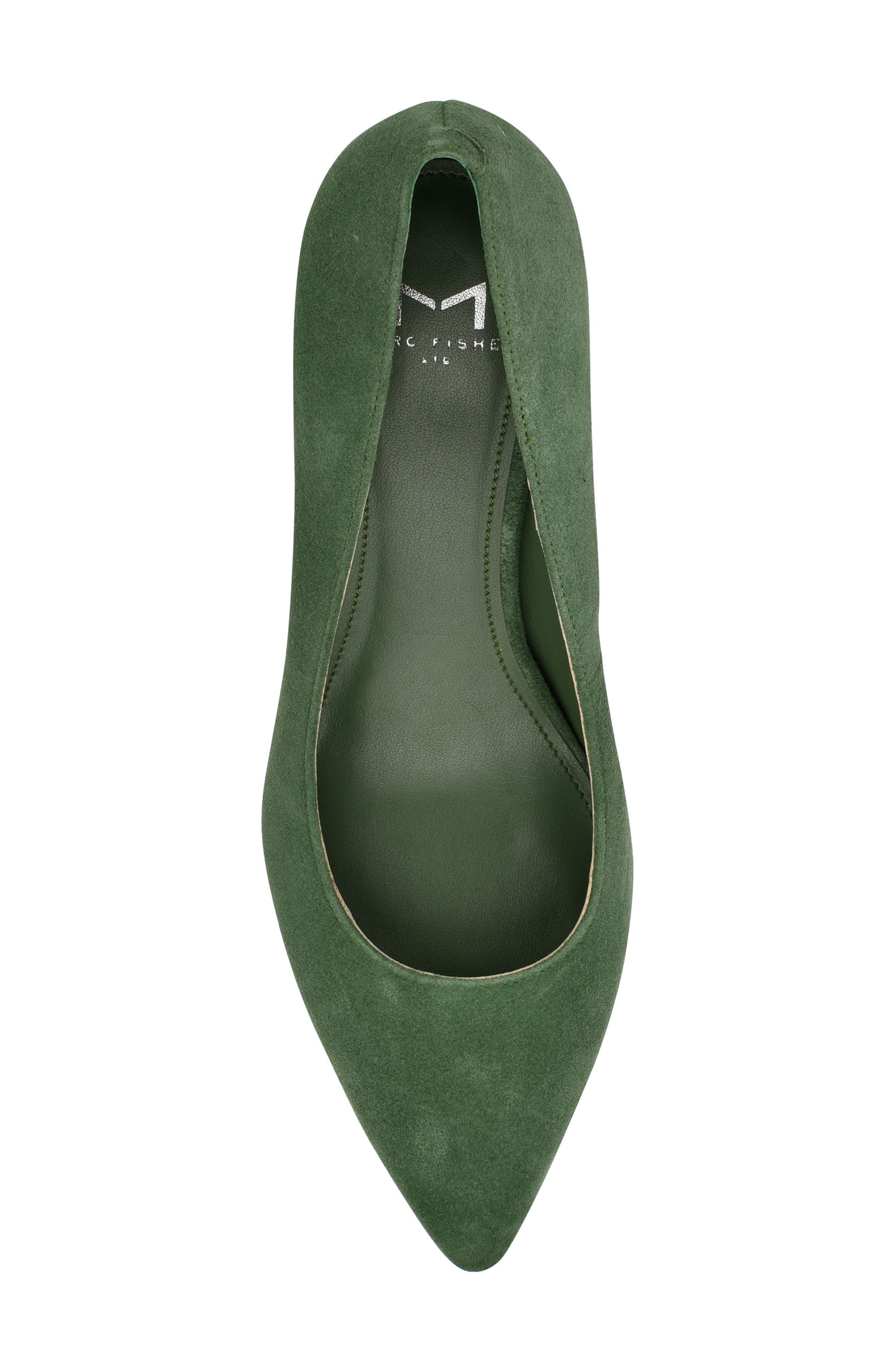 Yehudi Pointed Toe Pump, Alternate, color, MEDIUM GREEN 310