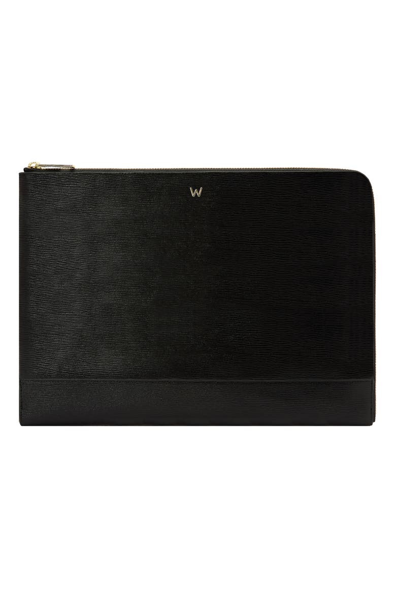 W Laptop Sleeve, Main, color, Black