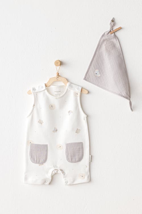 ANDY WAWA ANDY WAWA ROMPER & BIB SET