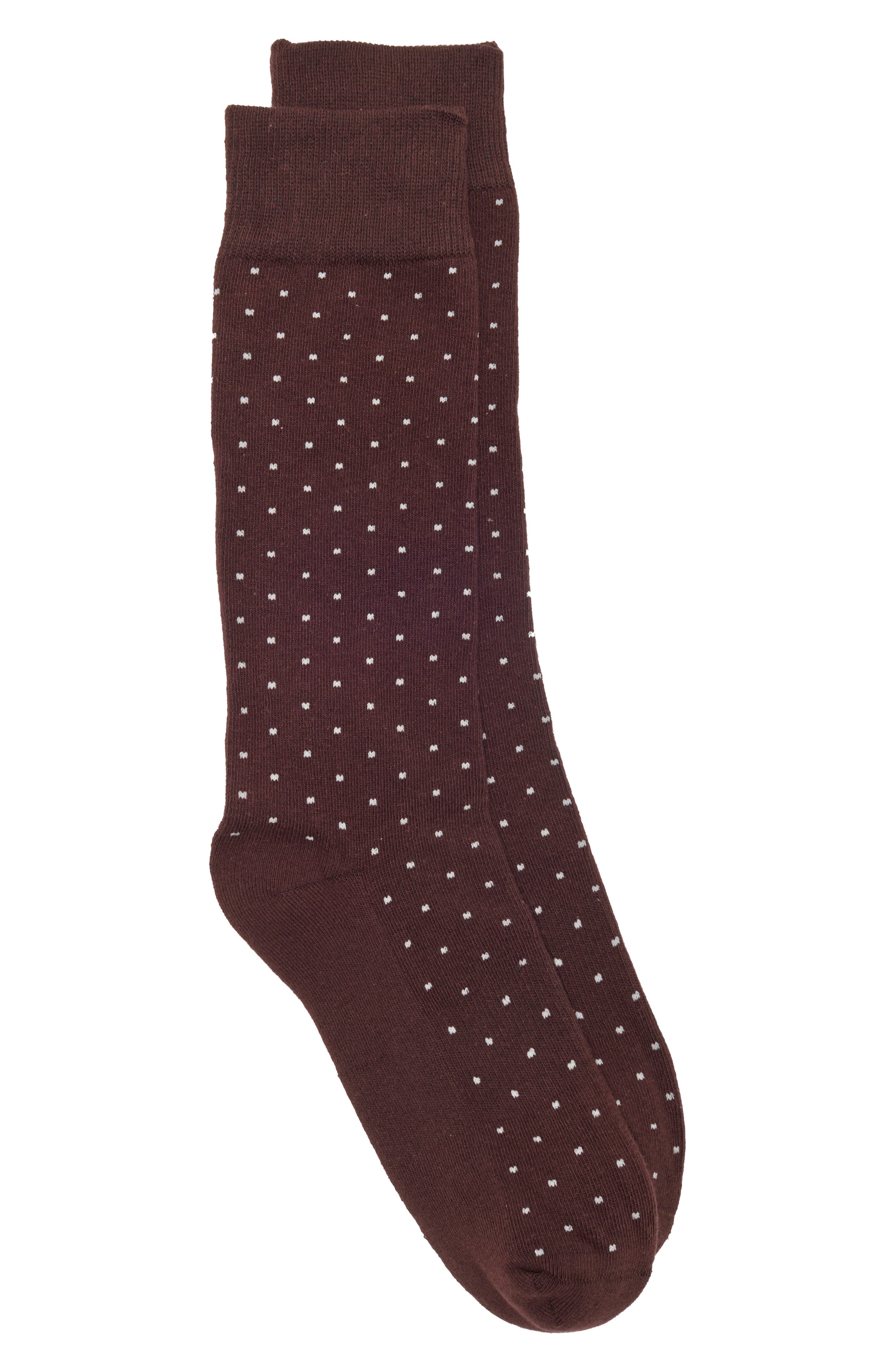 BURGUNDY FUDGE DOT