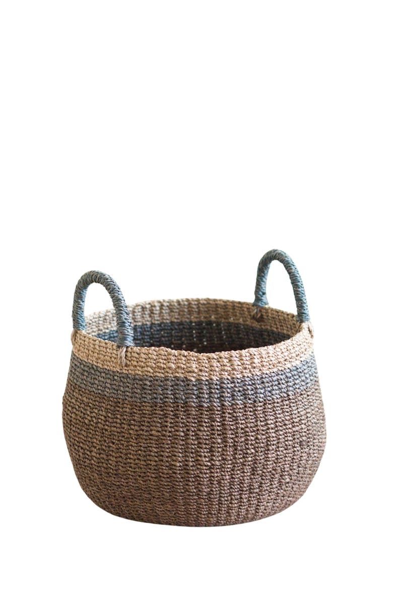 Tabletop Bulge Basket, Main, color, Brown