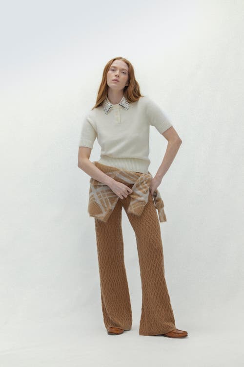 Naked Cashmere Bijoux Prep Polo In Gray