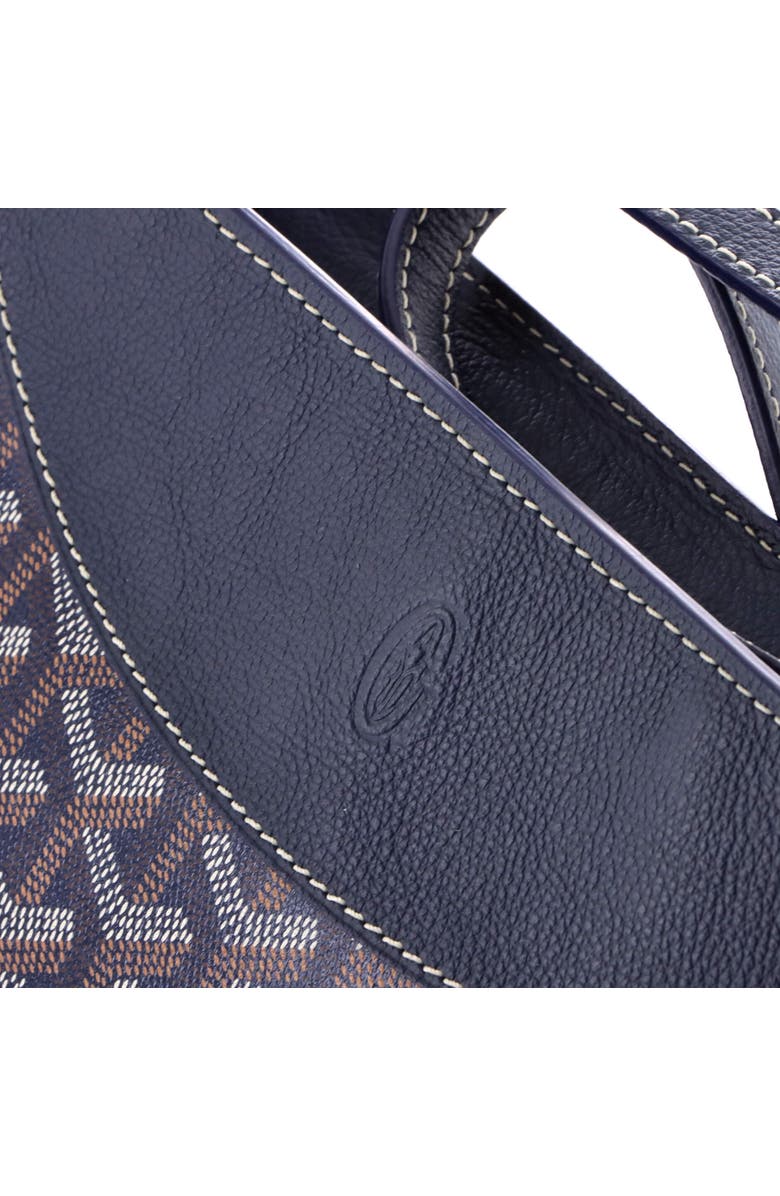 Pre-Owned Goyard Hirondelle Shoulder Bag Coated Canvas and Leather, Alternate, color, Blue