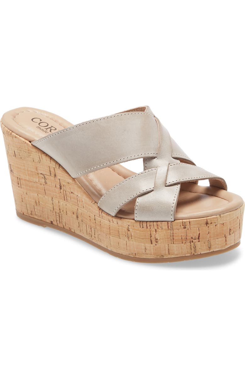 Cordani Janet Wedge Sandal, Main, color,