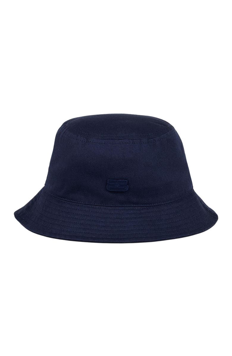 SANDRO Cotton bucket hat with patch, Main, color, 