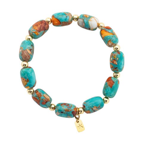 Sierra Bloom Emperor Stone Beaded Bracelet