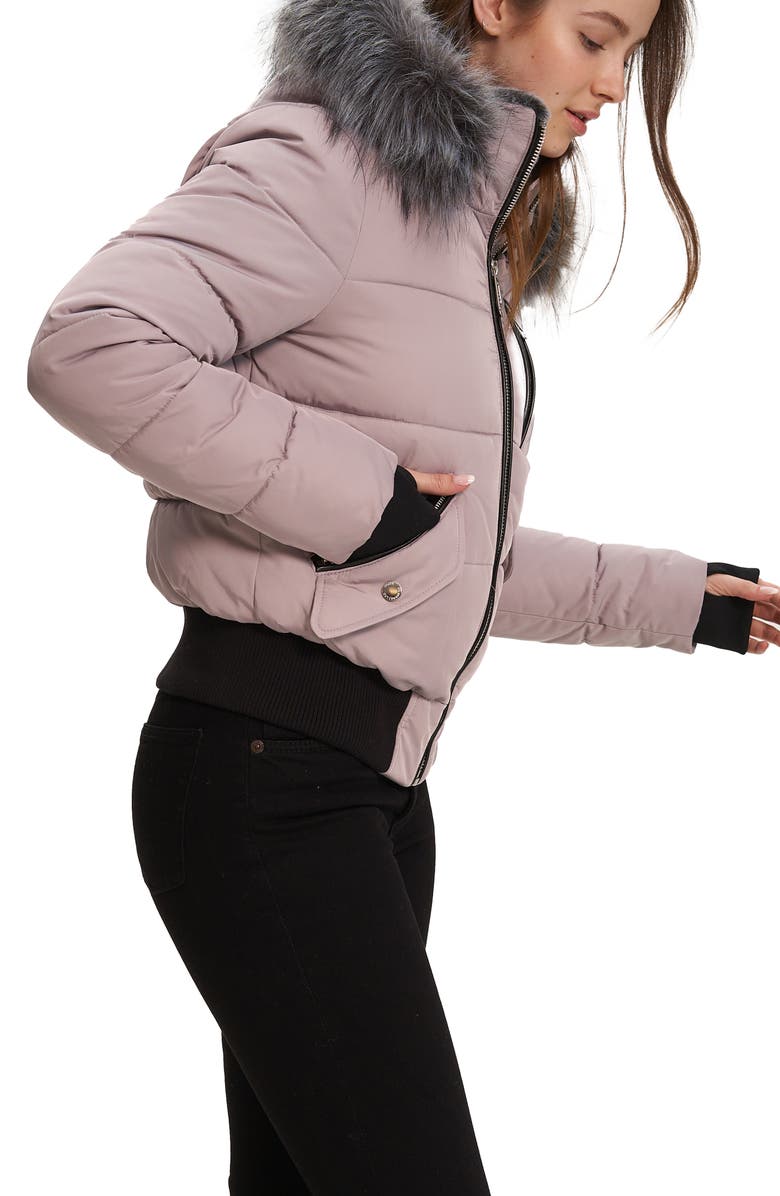 Noize Vic Heavyweight Bomber Jacket, Alternate, color, Wisteria