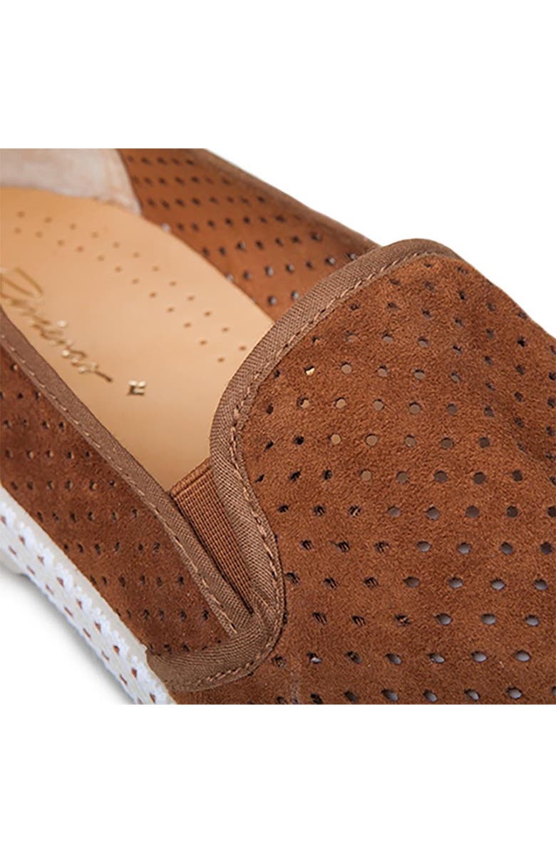 Rivieras Classic Suede Slip-On Loafer, Alternate, color, Brown