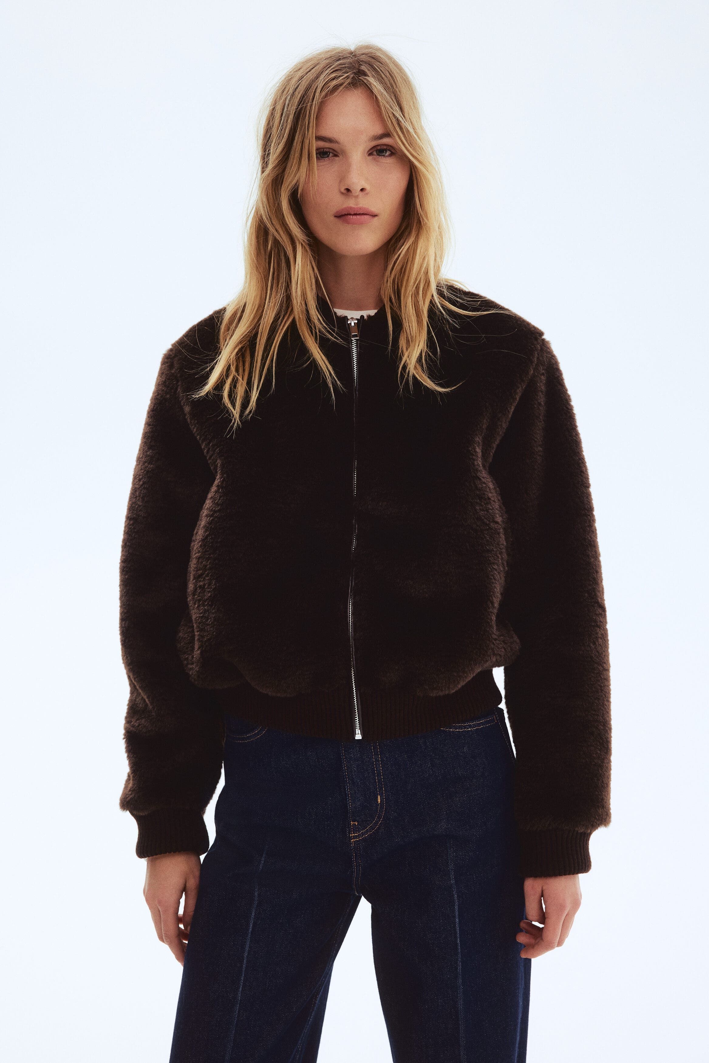 Pile Bomber Jacket - image 2