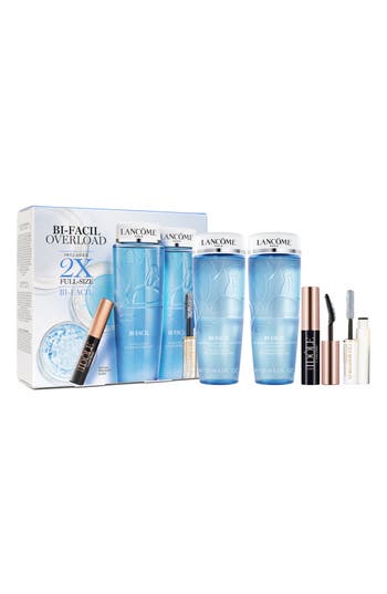 Lancôme Bi-facil Makeup Remover Duo Gift Set $116 Value In Transparent
