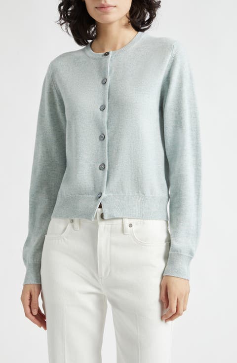 Iris Cashmere Crewneck Cardigan