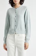 Johnstons of Elgin Iris Cashmere Crewneck Cardigan