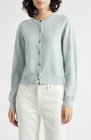Johnstons of Elgin Iris Cashmere Crewneck Cardigan
