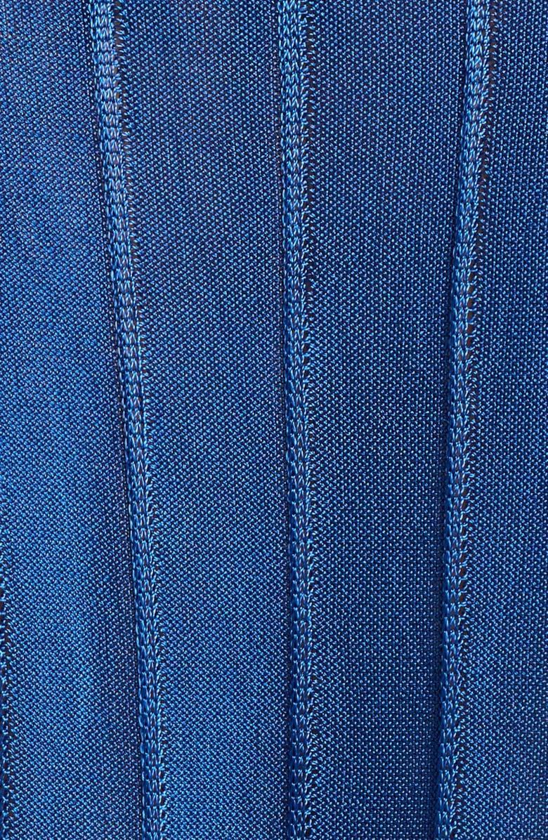 FRAME The Ribbed Polo Knit Top, Alternate, color, Royal Blue