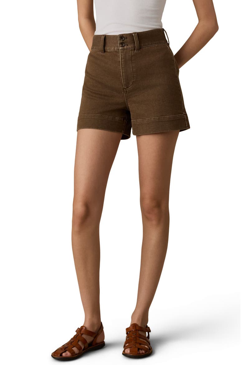 Stretch Terry Sailor Shorts, Main, color, WALNUT