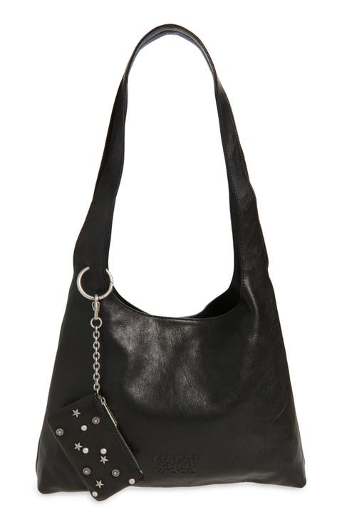 Halter Leather Hobo Bag