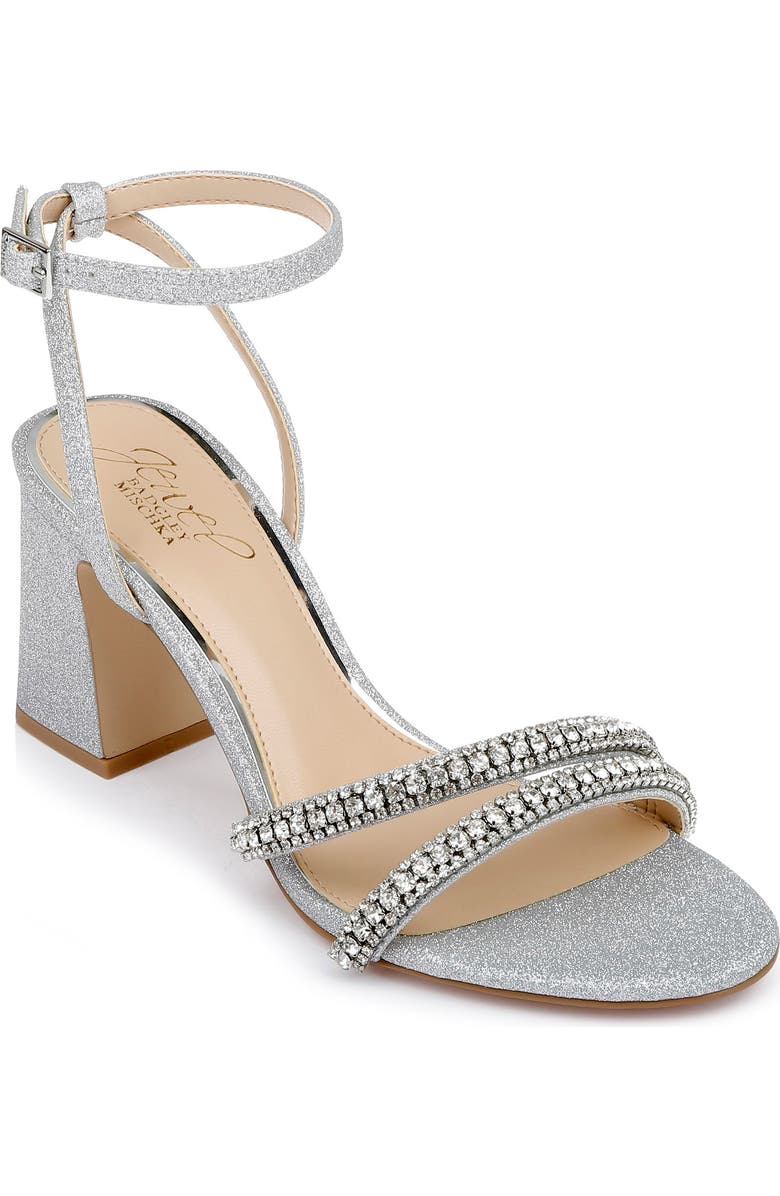 Jewel Badgley Mischka Rosa Ankle Strap Sandal, Main, color,