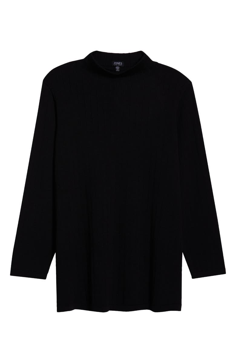 Jones New York Funnel Neck Wide Rib Sweater, Alternate, color,