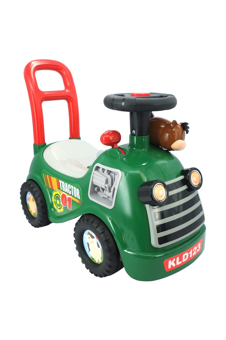 My First Ride-On Farm Tracker Vehicle, Main, color, Multicolored