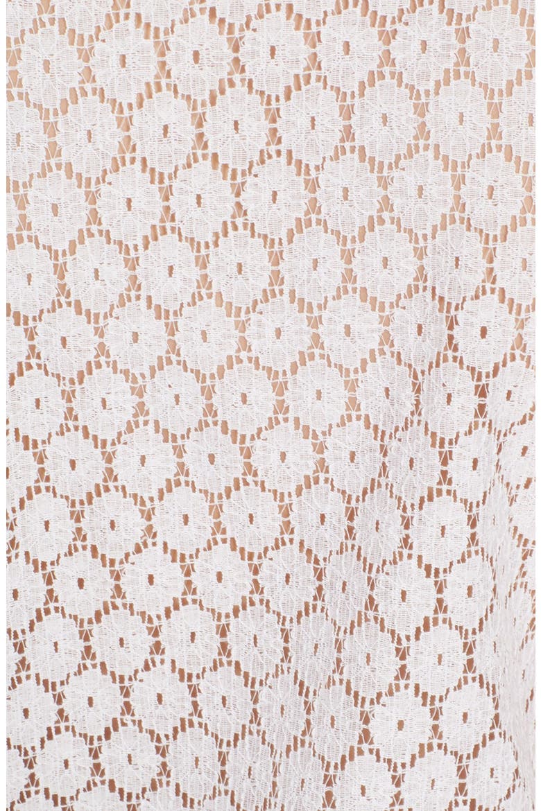 'Colleen' Eyelet Top, Alternate, color, BRIGHT WHITE