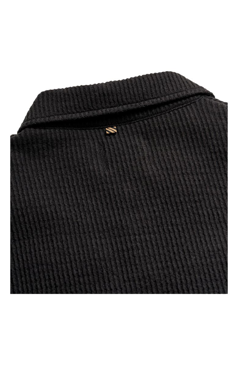 Billy Reid Drop Stitch Long Sleeve Polo, Alternate, color, 