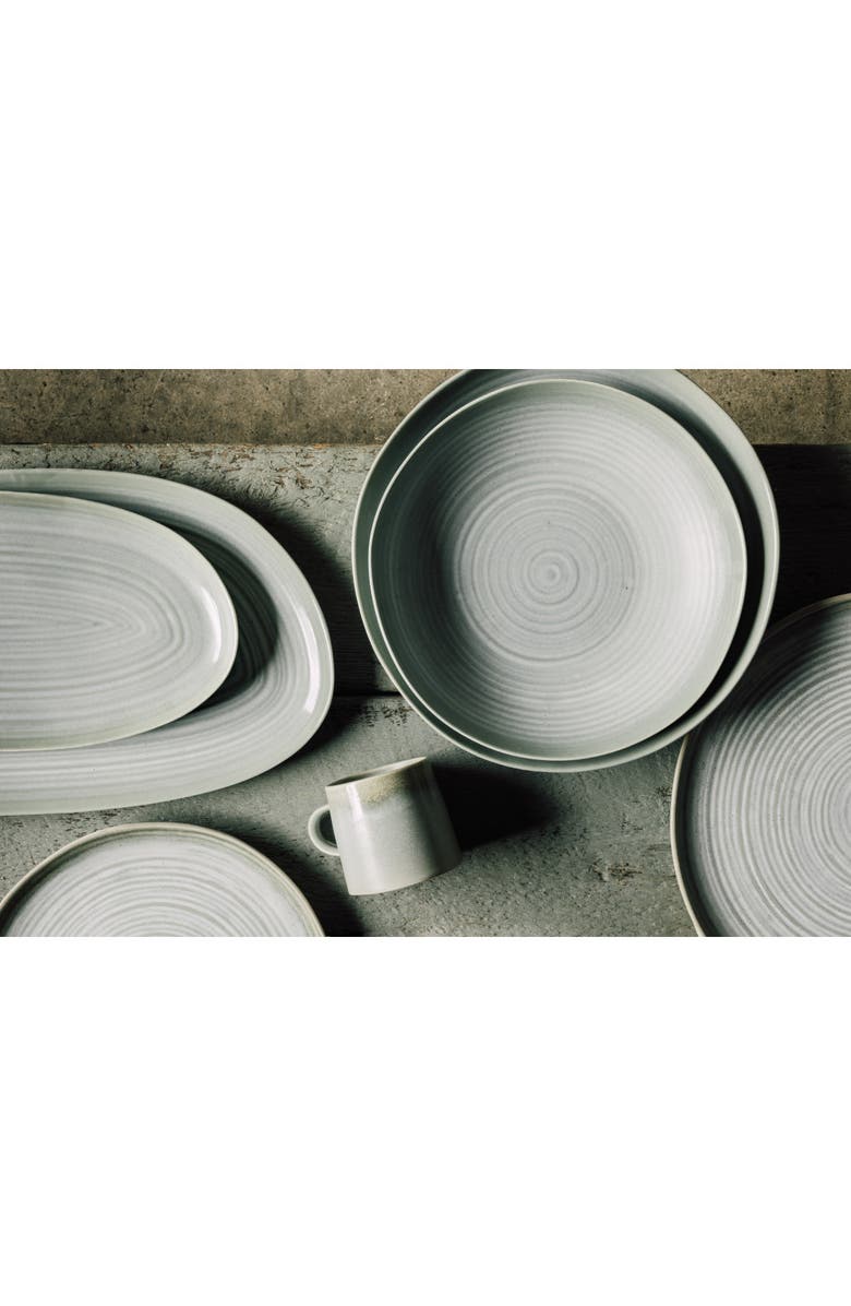 Danica Brands Set of 4 Aquarius Sage Individual Pasta Bowl 8.5 inch, Alternate, color, Sage