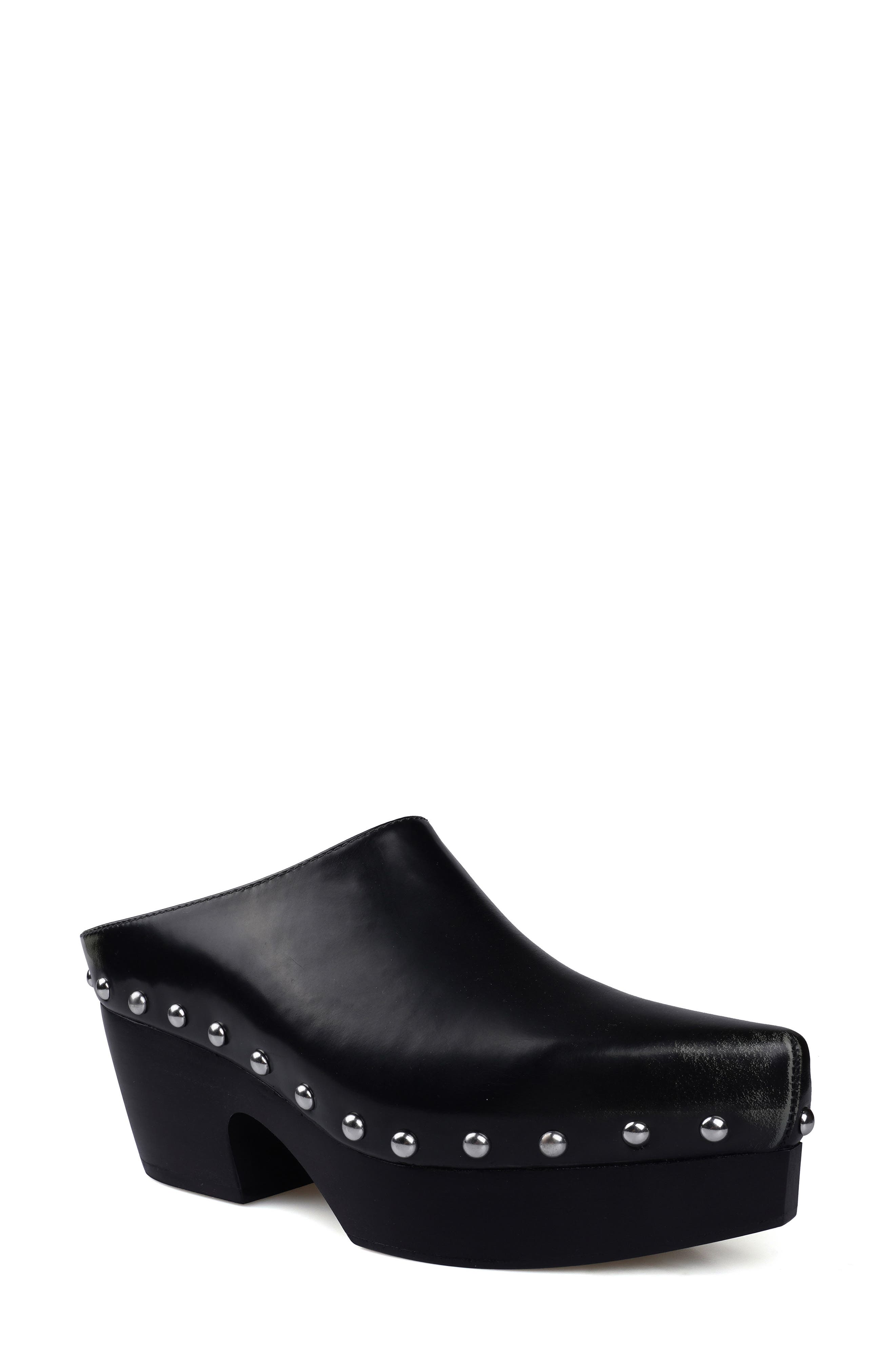 ZIGI Richelie Block Heel Mule, Main, color, Black