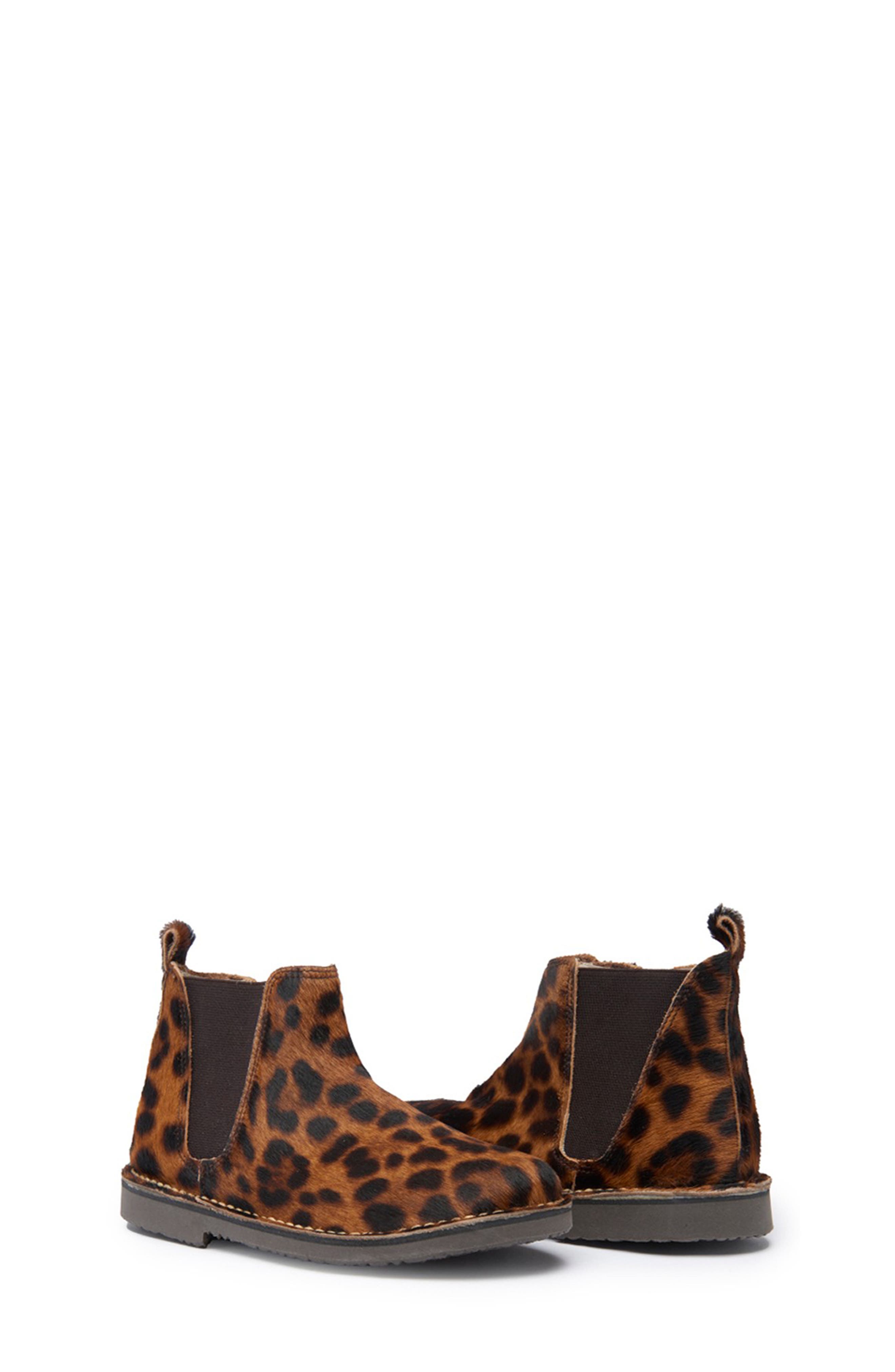 CHILDRENCHIC Kids' Glitter Chelsea Boot, Alternate, color, Animal Print