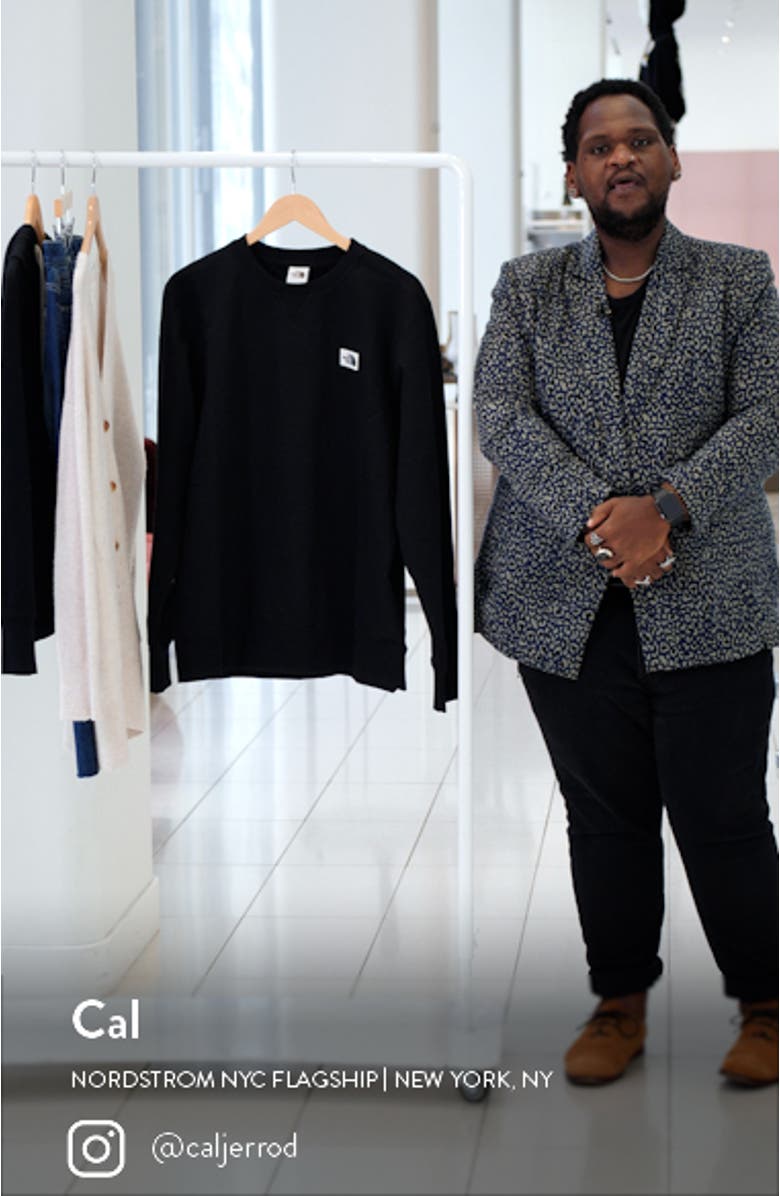 Heritage Patch Crewneck Sweatshirt, sales video thumbnail