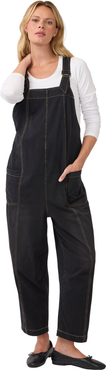 Ingrid & Isabel Ankle Tapered Leg Denim Maternity Overall