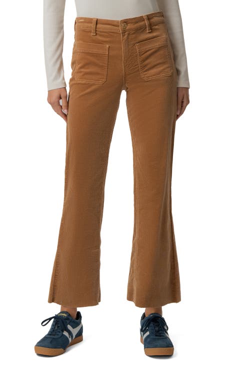 Kelsey Raw Hem Kick Flare Corduroy Jeans