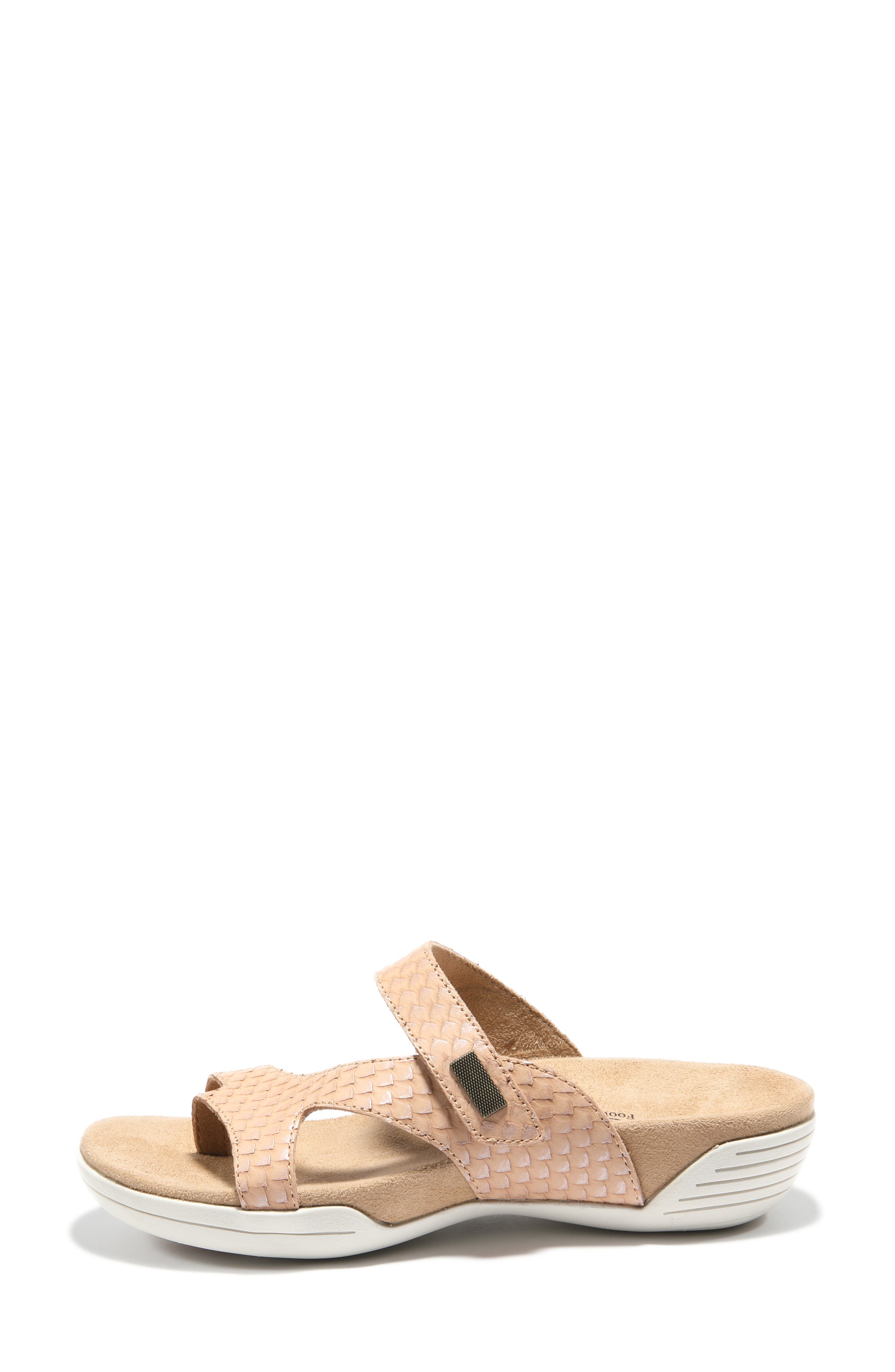 Hälsa Footwear Hälsa Darline Asymmetrical Slide Sandal, Alternate, color, Taupe Leather