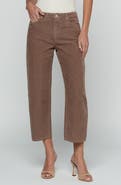 L'AGENCE Mallis High Waist Bow Leg Corduroy Jeans