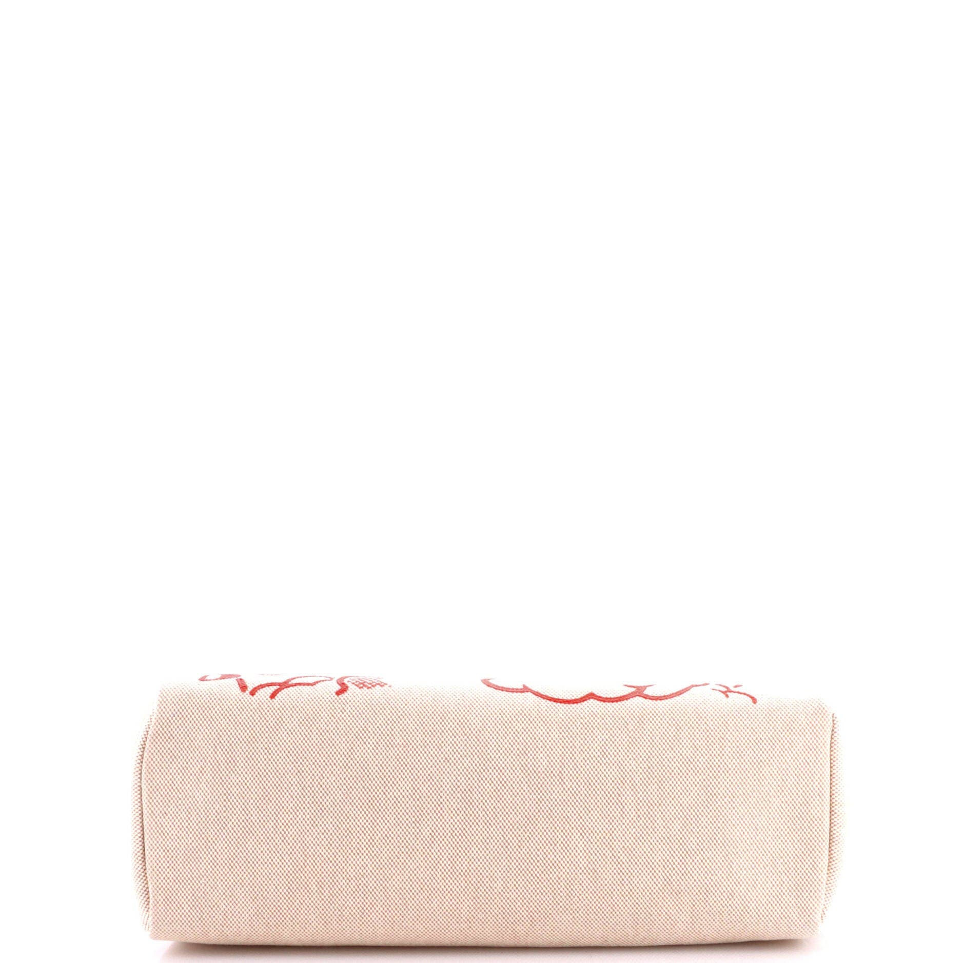 Herbag Zip Pegase Pop Toile and Leather 31, Alternate, color, White