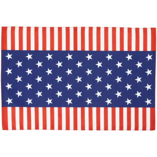 Northlight Set Of 4 Stars And Stripes Americana Printed Placemats 18" In Blue