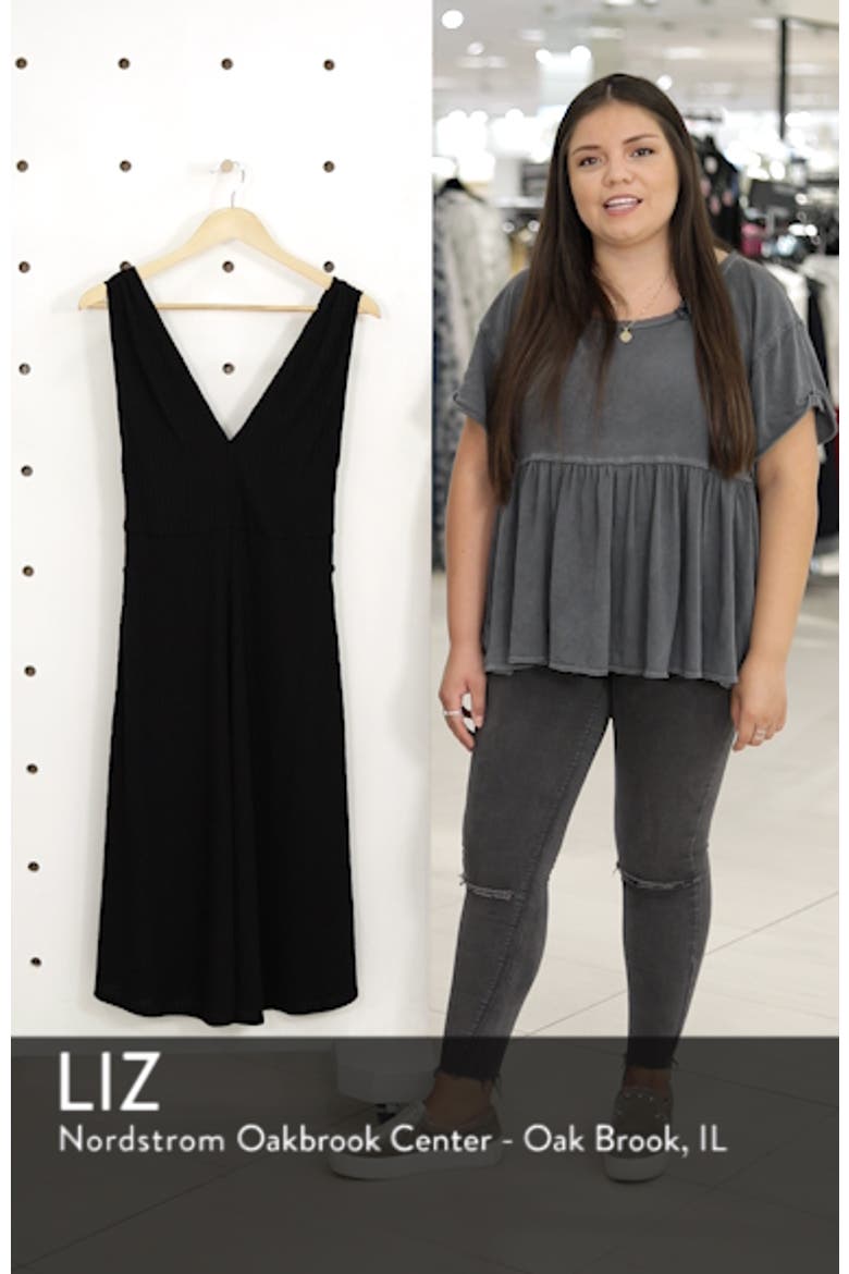 Rib Knit Midi Dress video