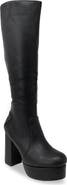CHASE AND CHLOE Knee High Platform Boot