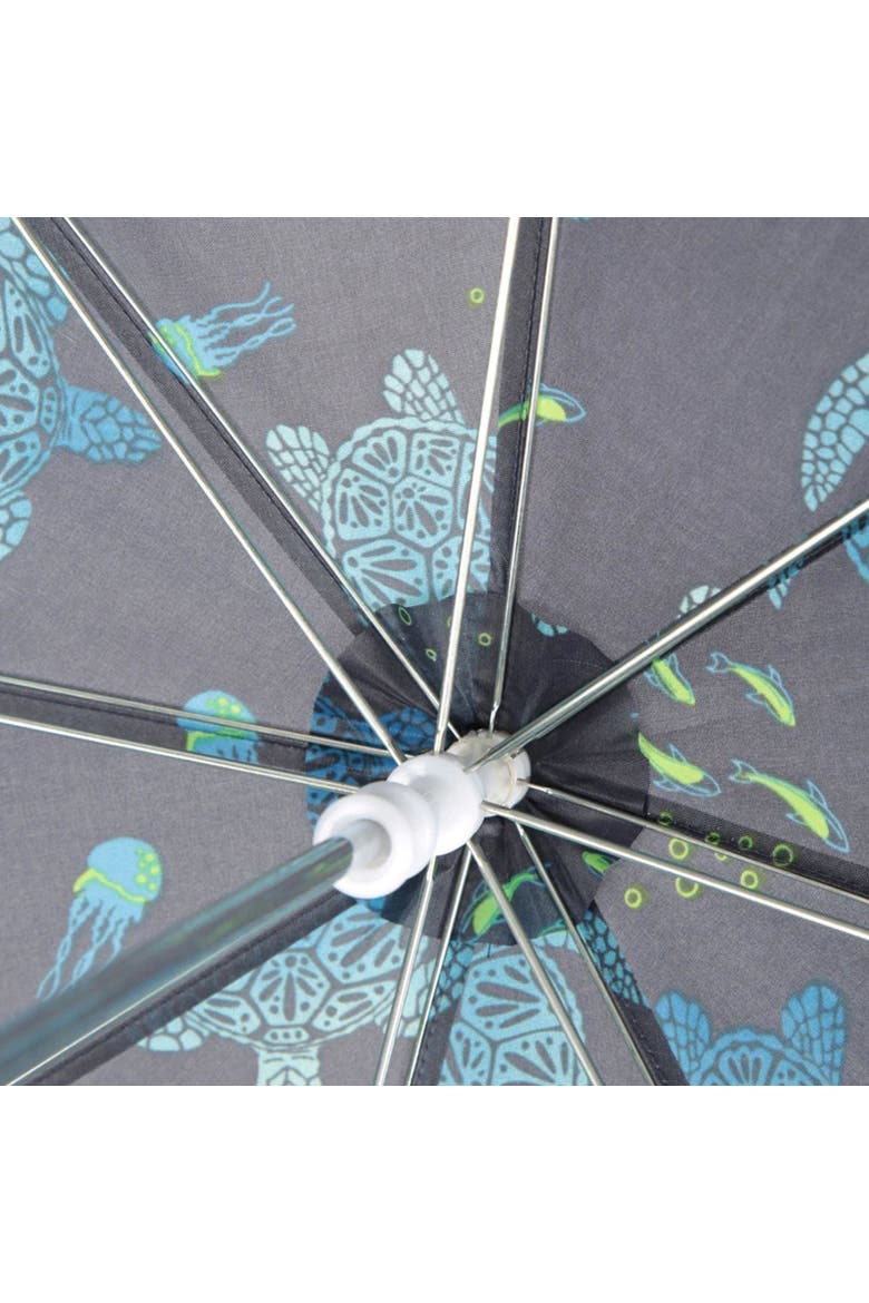 Childrens/Kids Printed Stick Umbrella, Alternate, color, Dark Blue
