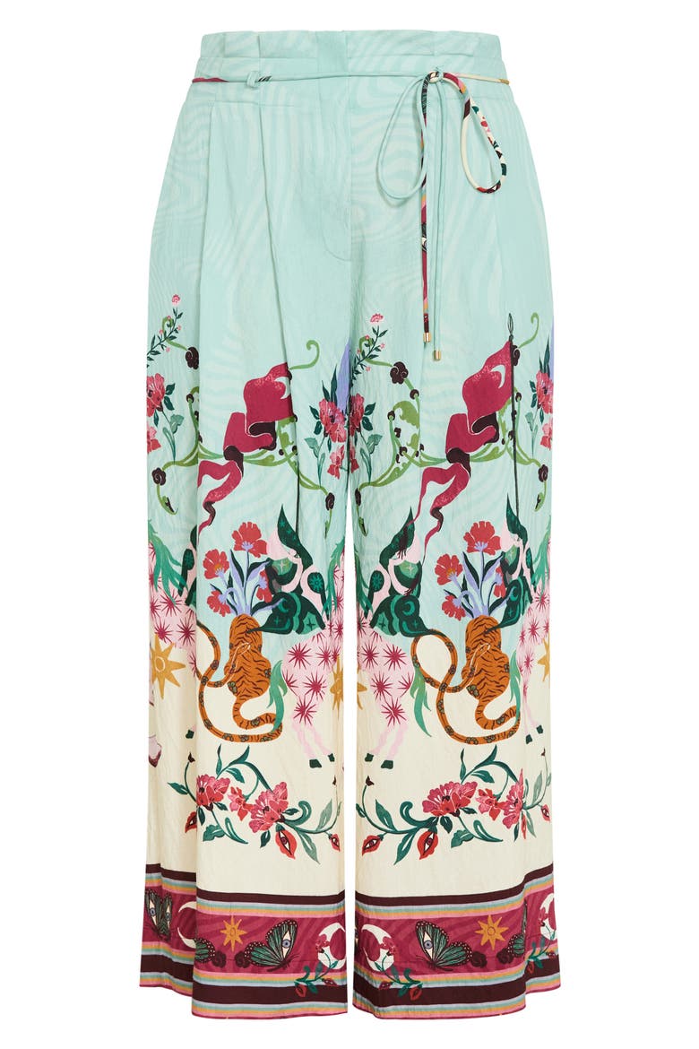 Athena Mixed Print Wide Leg Pants, Alternate, color, HERO DREAMSCAPE