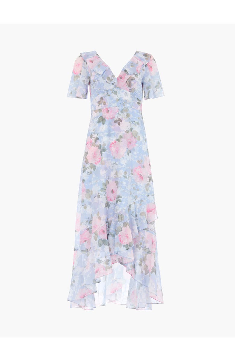 Needle & Thread Camille's Garden V-Neck Ankle Gown, Alternate, color, Skylight