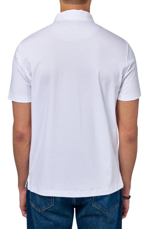 Brooklyn Brigade Solid Polo In White