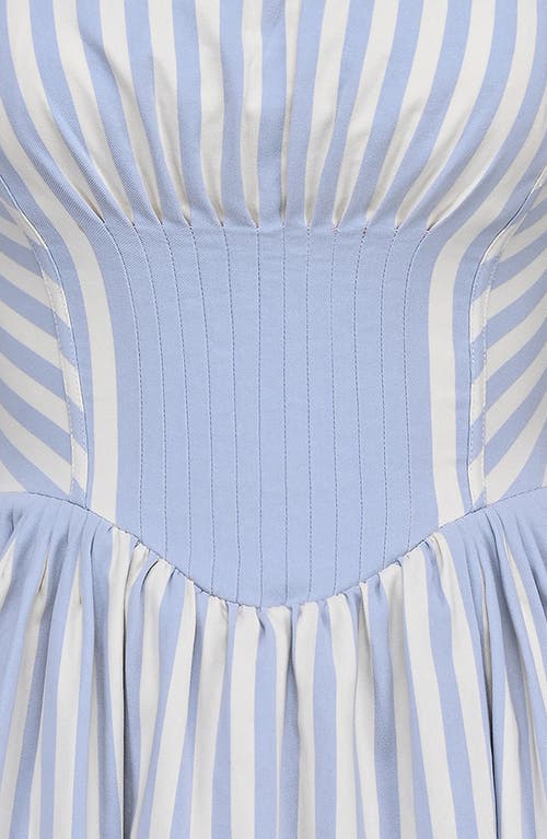 House Of Cb Liesl Stripe Corset Minidress